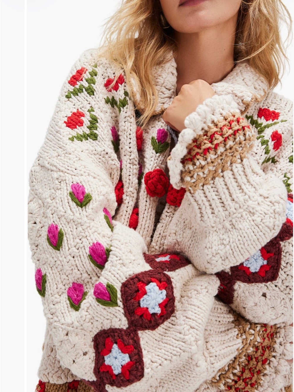 Free people rosebud cardigan